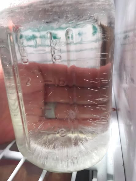 close up of water treated with scalar field
