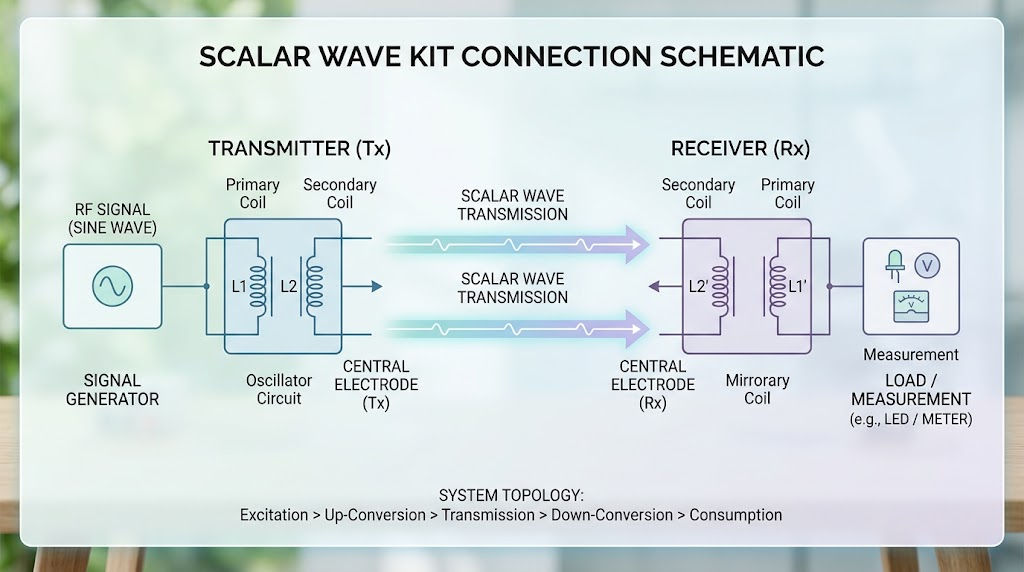 Scalar wave kit connection schematic