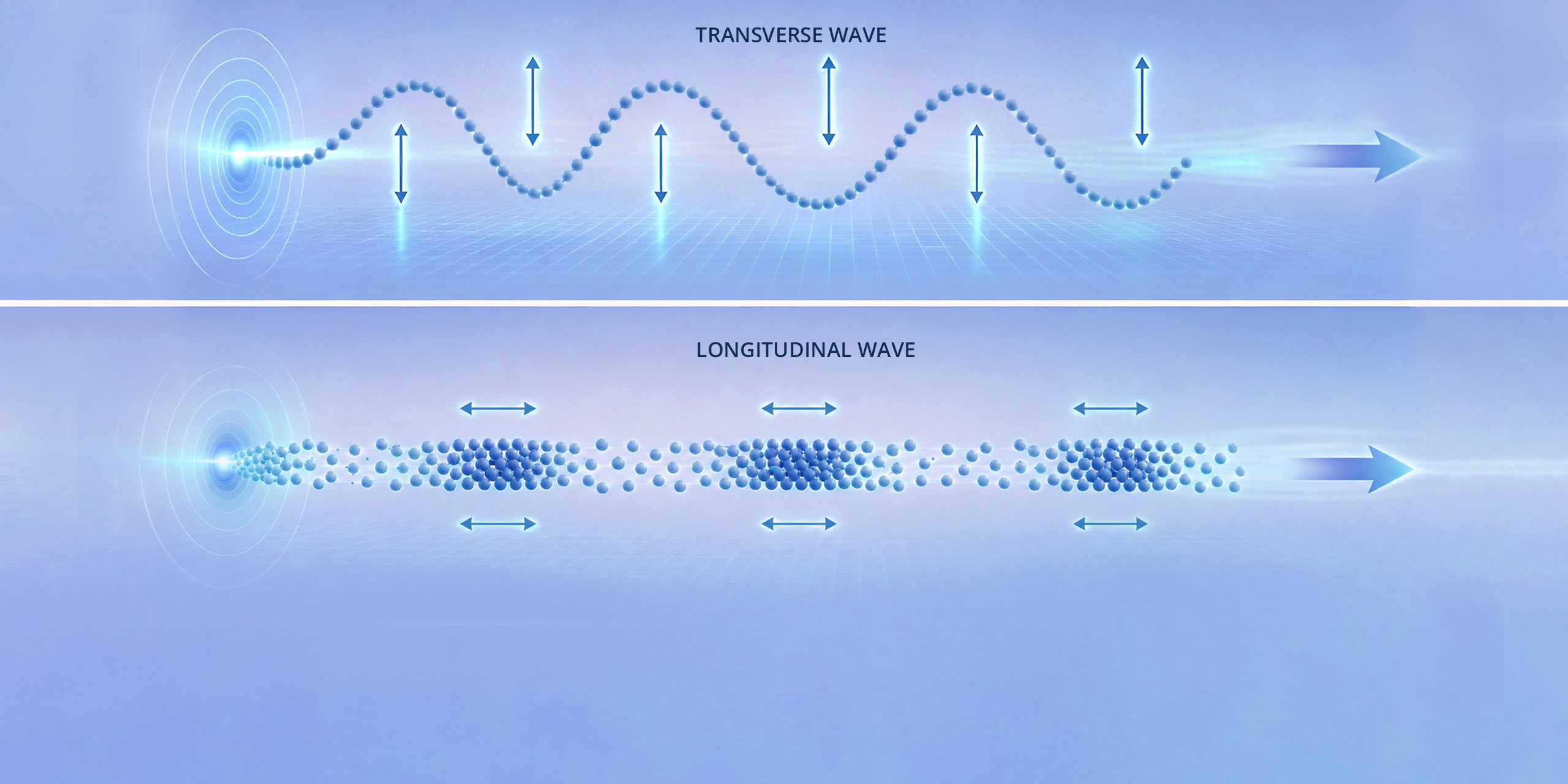Longitudinal vs. Transverse Waves